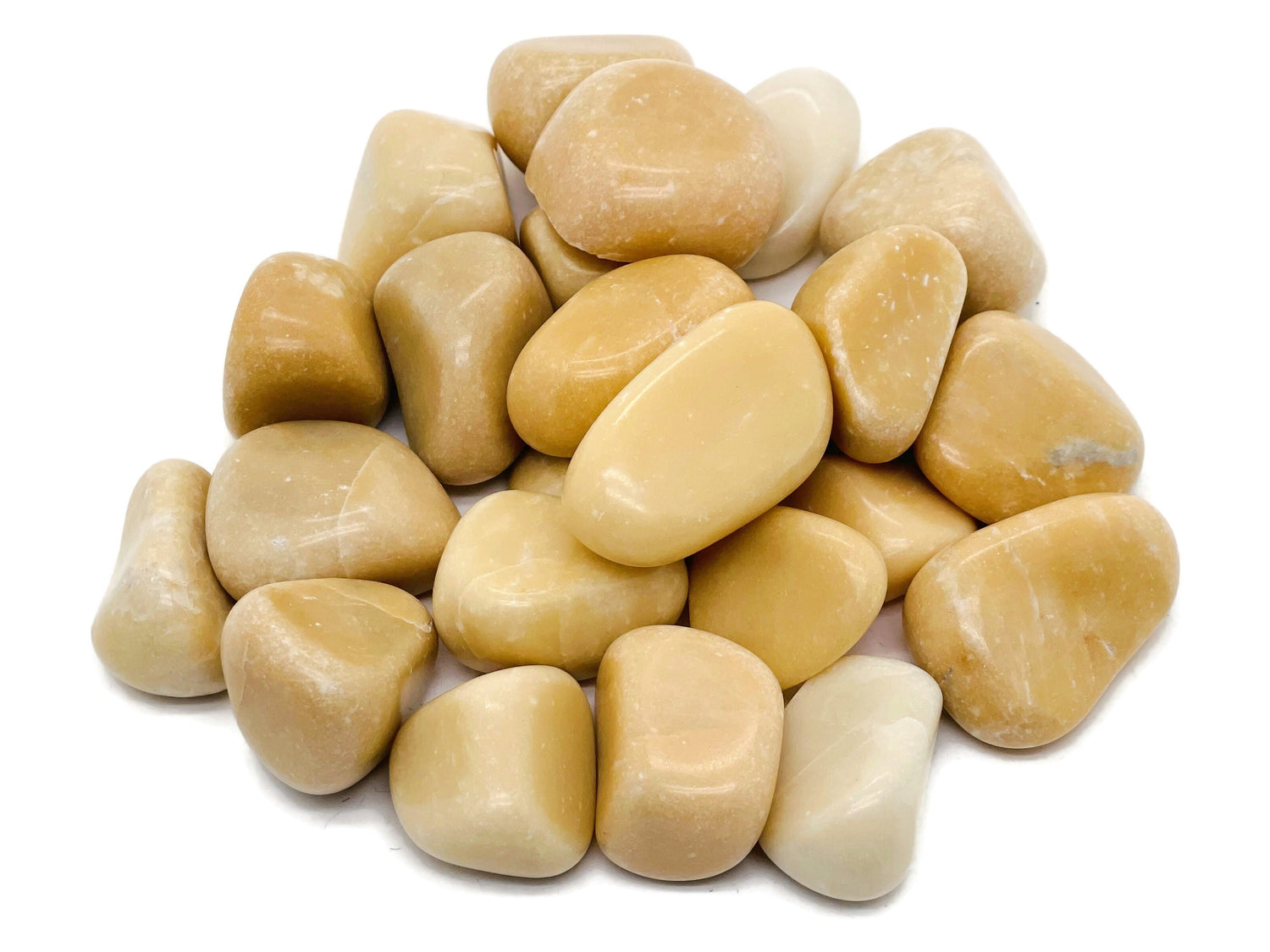 Pierre roulée d'aventurine jaune - TU1178