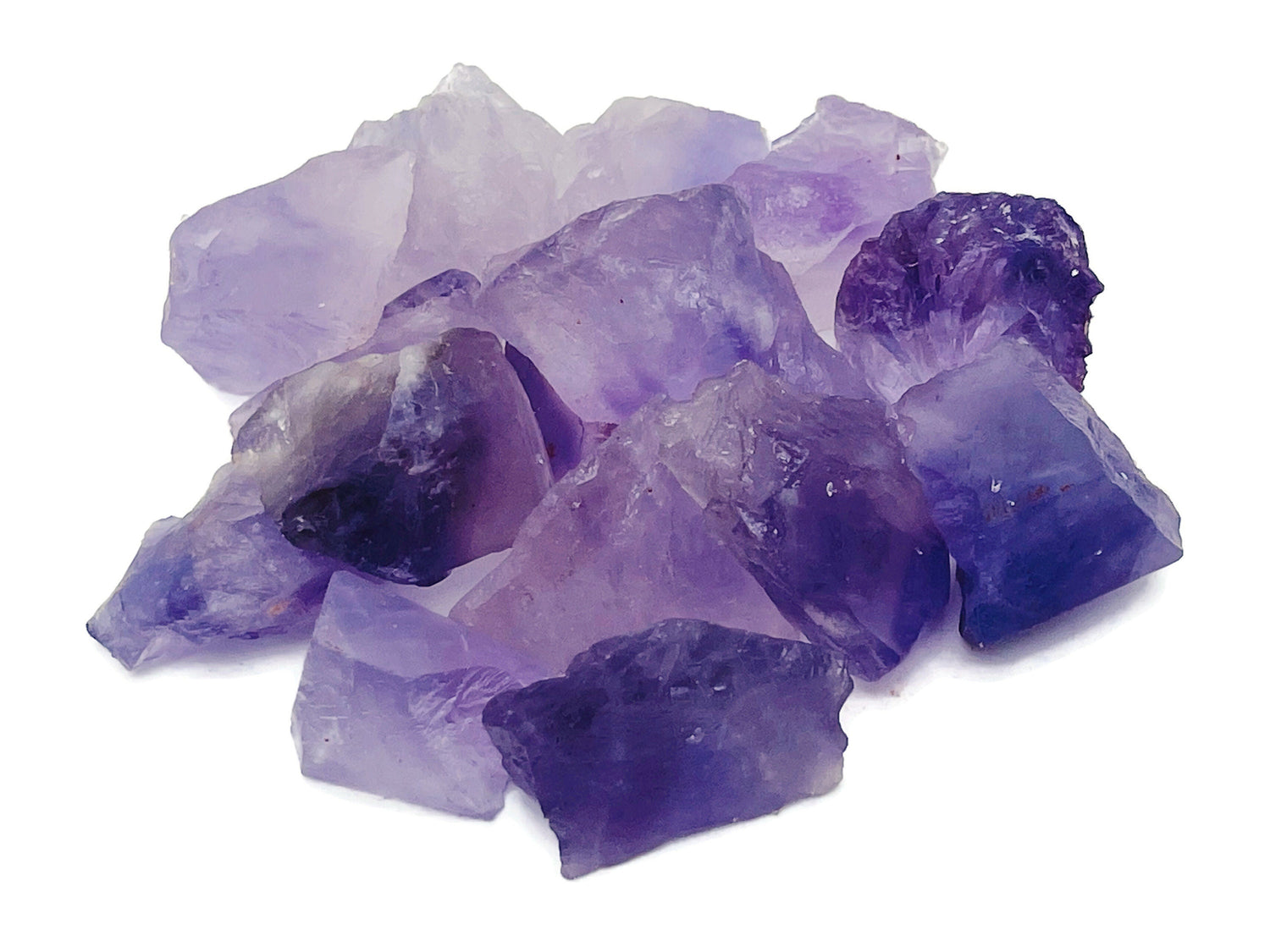 Améthyste brute - Pierre d'améthyste brute - Pierres précieuses violettes - Pierre précieuse violette naturelle - Cristaux violets - RA1009