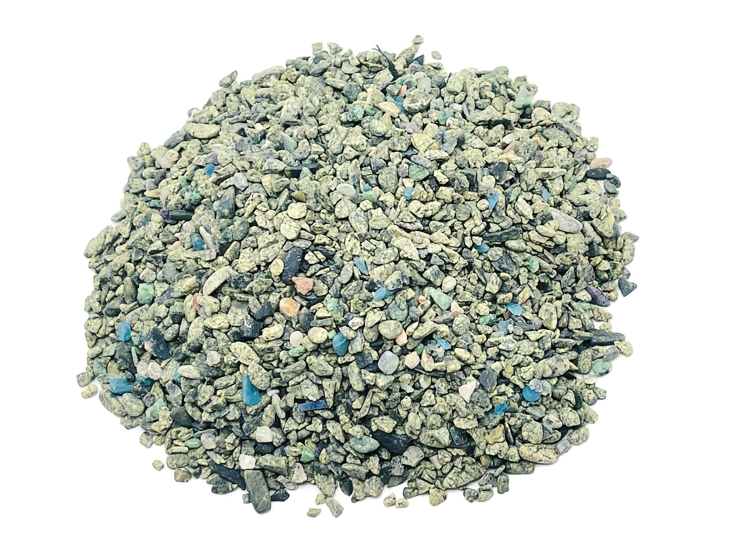 Asterite Serpentine Crystal Chips - Semi Tumbled Stone - Bulk - 2-6mm - CP1180