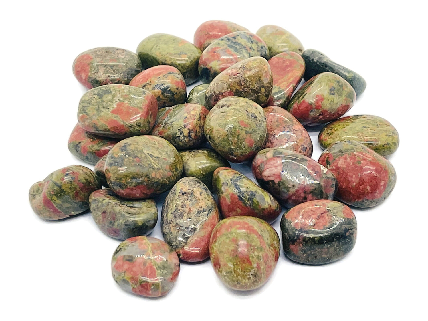 Unakite Tumble Stone - TU1190