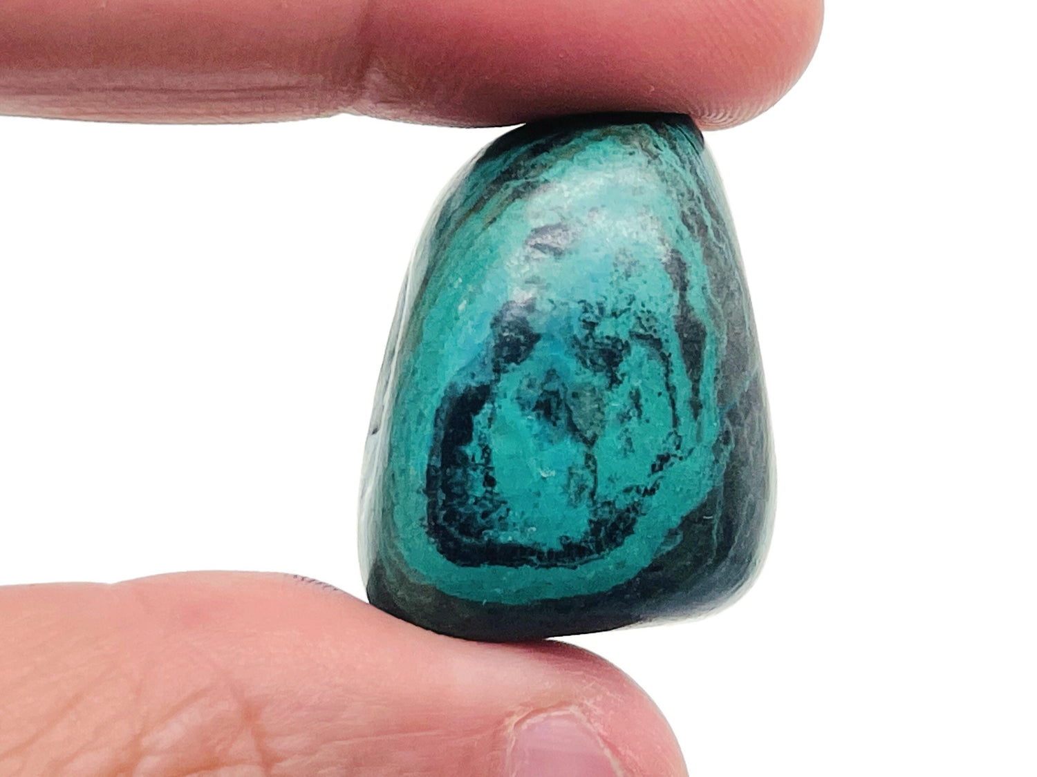 Pierre roulée de chrysocolle - TU1192