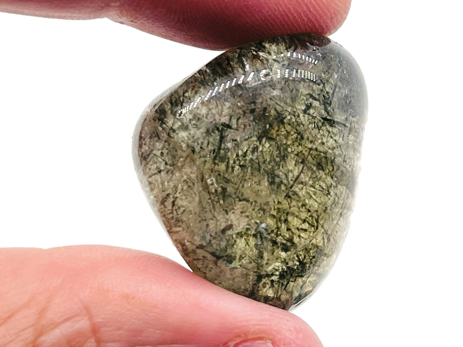 Green Tourmaline Tumbled Stone - TU1197