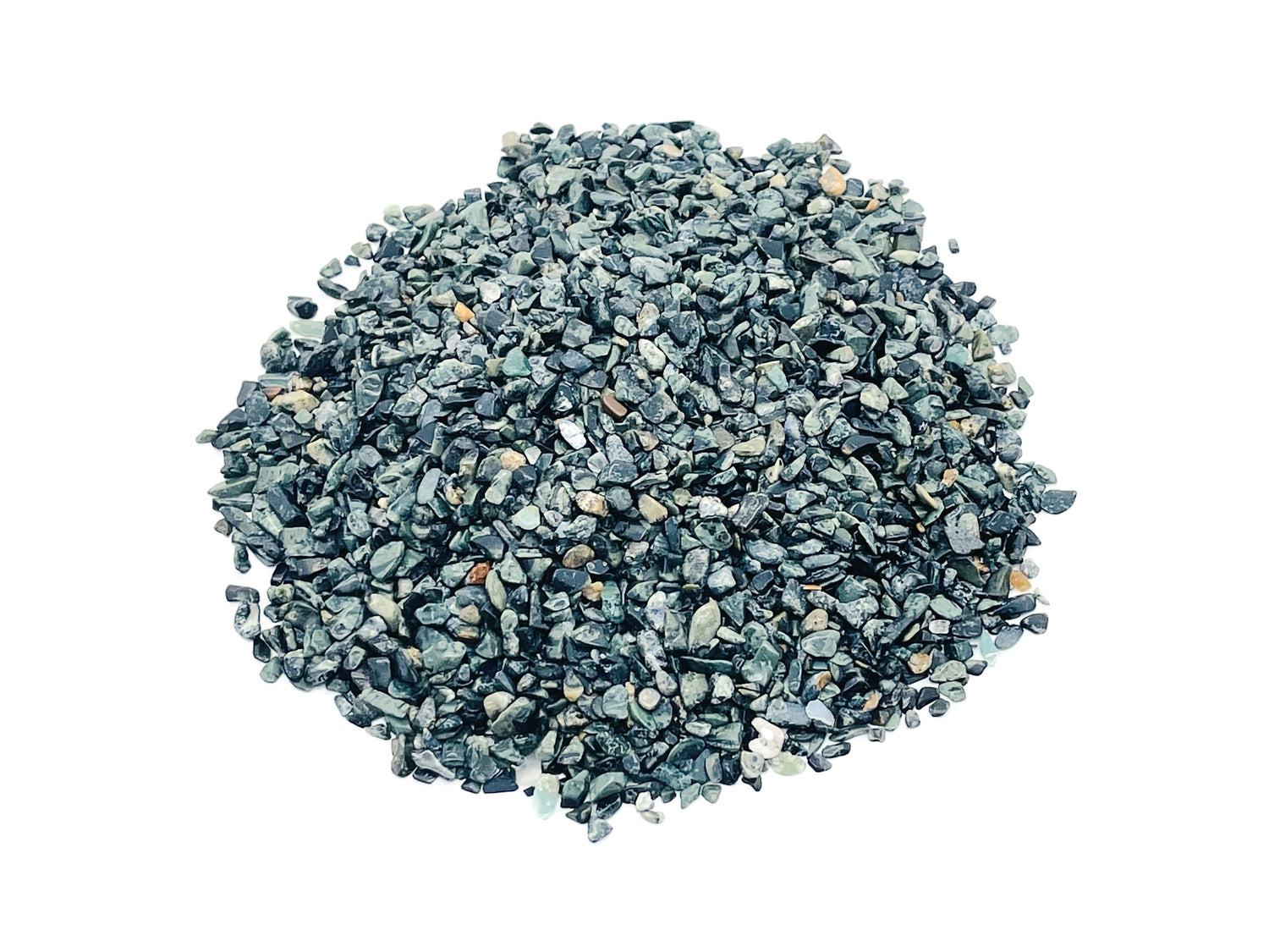 Kambaba Jasper Crystal Chips - Semi Tumbled Stone - Bulk - 2-6mm - CP1186
