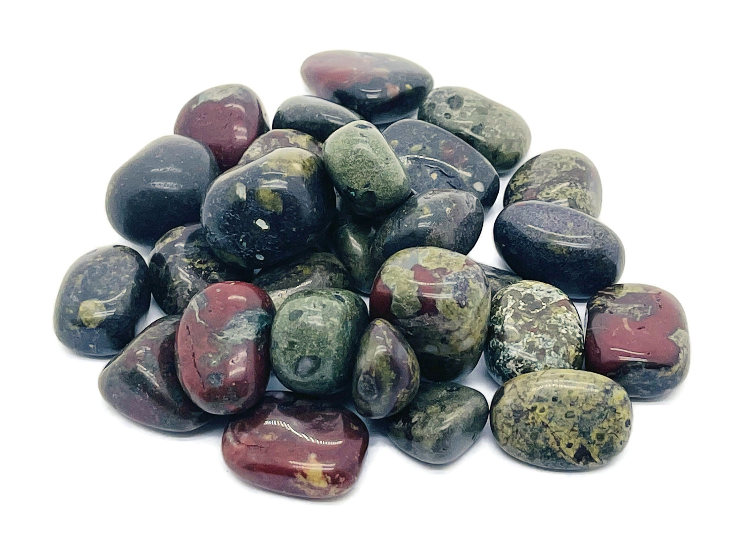Dragon Blood Jasper Tumbled Stone - TU1187