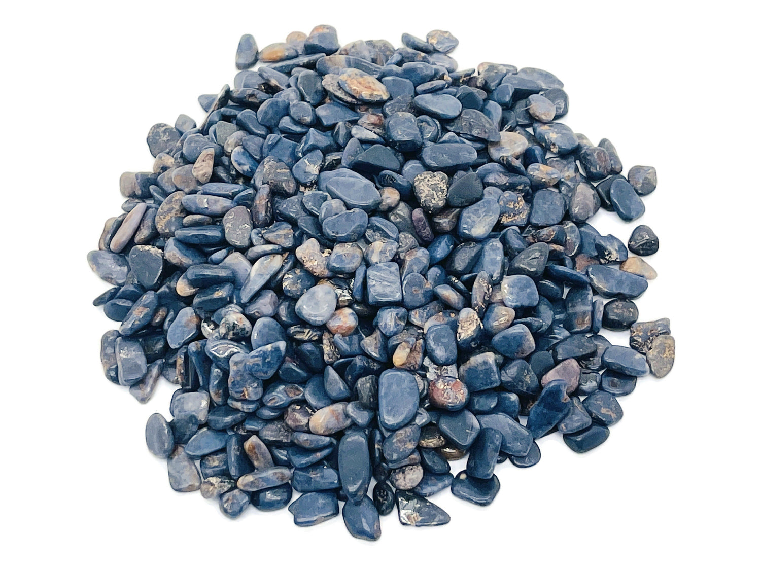 Éclats de saphir ?€? Éclats de pierres précieuses ?€? Éclats de cristal semi-polis - Cristal en vrac - 4-7 mm - CP1202