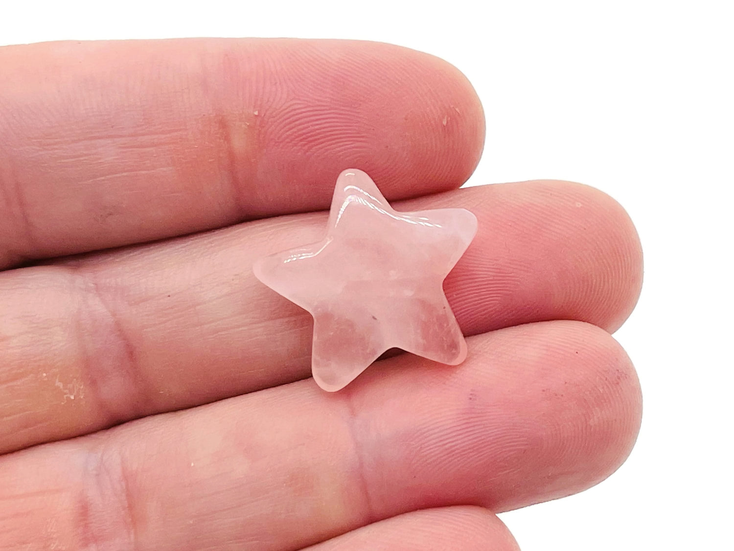 Rose Quartz Star Gemstone - 20mm - ST1002