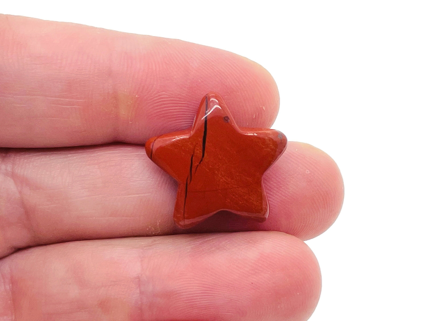 Red Jasper Star Gemstone - 20mm - ST1011