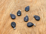 Blue GoldStone crystal pendant, 20mm gemstone for jewelry making by GemstoneGO, featuring a sparkling blue and gold-toned design.