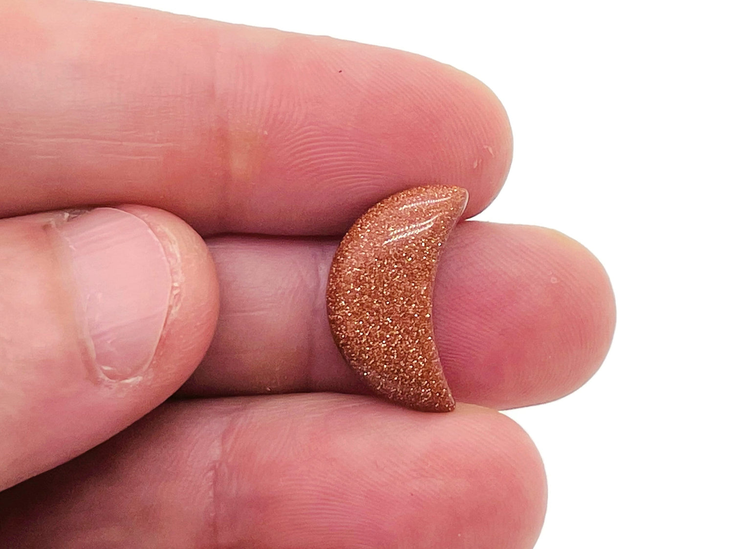 Goldstone Gemstone Moon - 20mm - MO1016