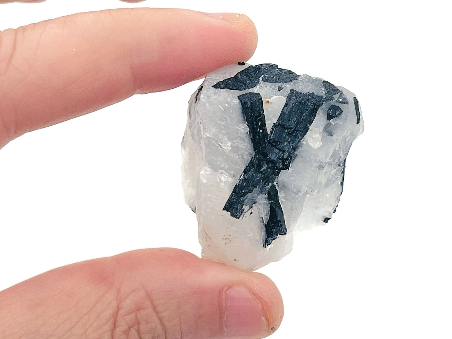 Raw Tourmalinated Quartz Gemstone - RA1032