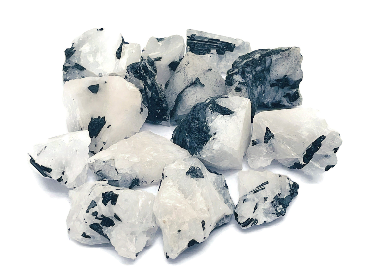 Raw Tourmalinated Quartz Gemstone - RA1032