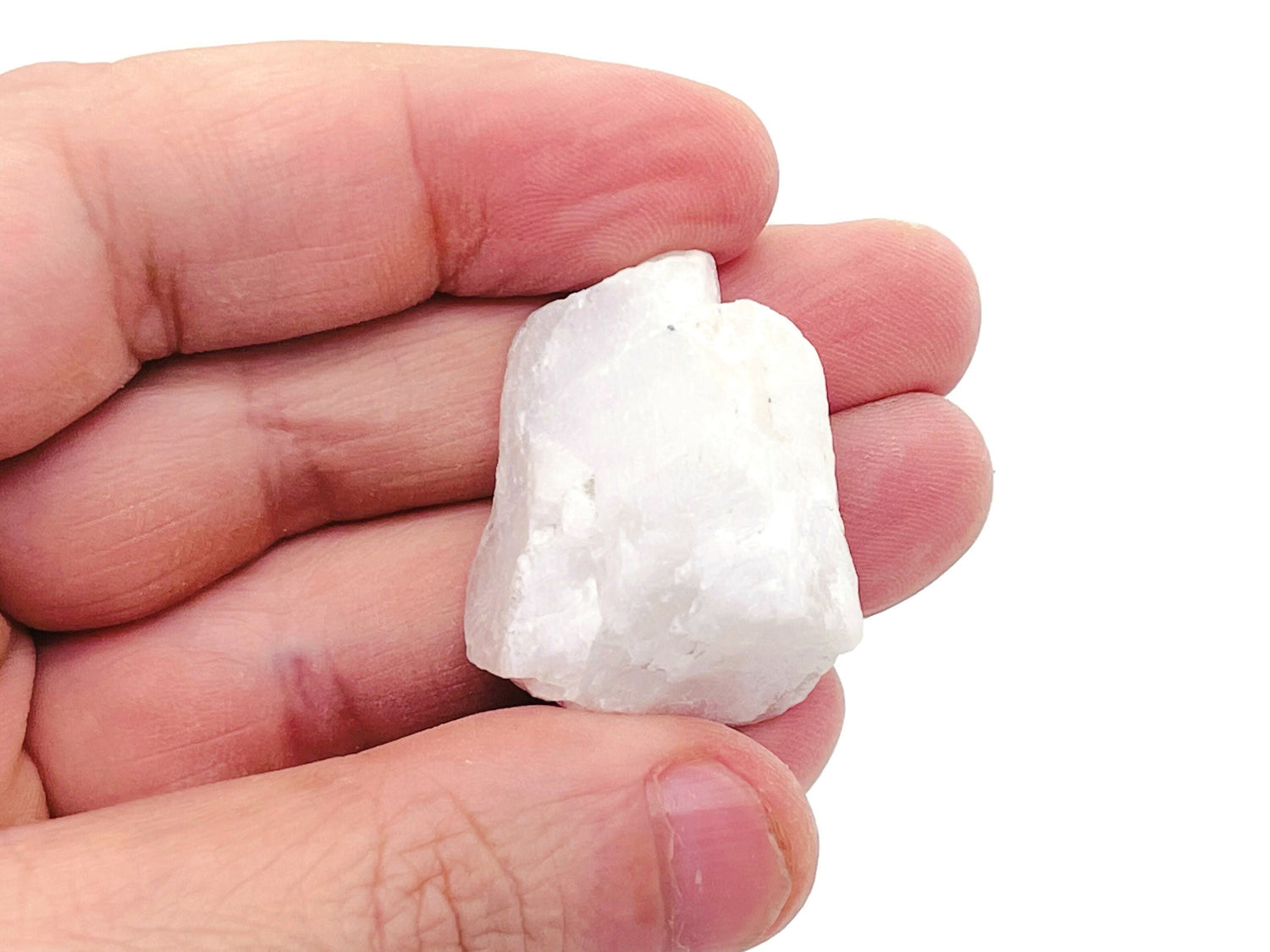 Raw White Moonstone Gemstone - RA1082