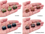 Crystal purse carving gemstone pendant from GemstoneGO featuring a detailed gemstone handbag design on a chain.