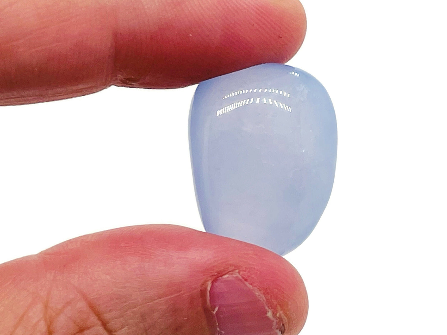Blue Lace Agate Tumbled Stone - TU1100