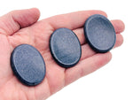 Blue Goldstone worry stone from GemstoneGO, smooth 4.5x3.5cm crystal for soothing stress relief.