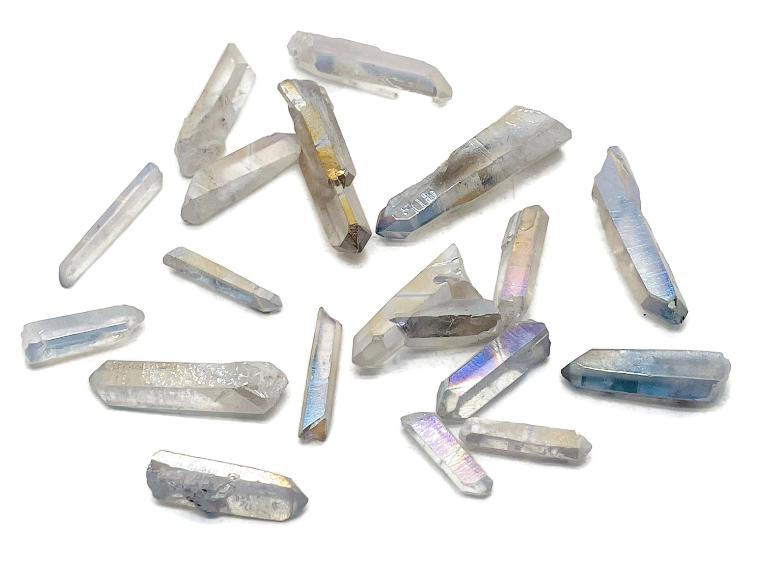 Angel Aura Quartz Point Gemstone - Raw Stone - RA1153