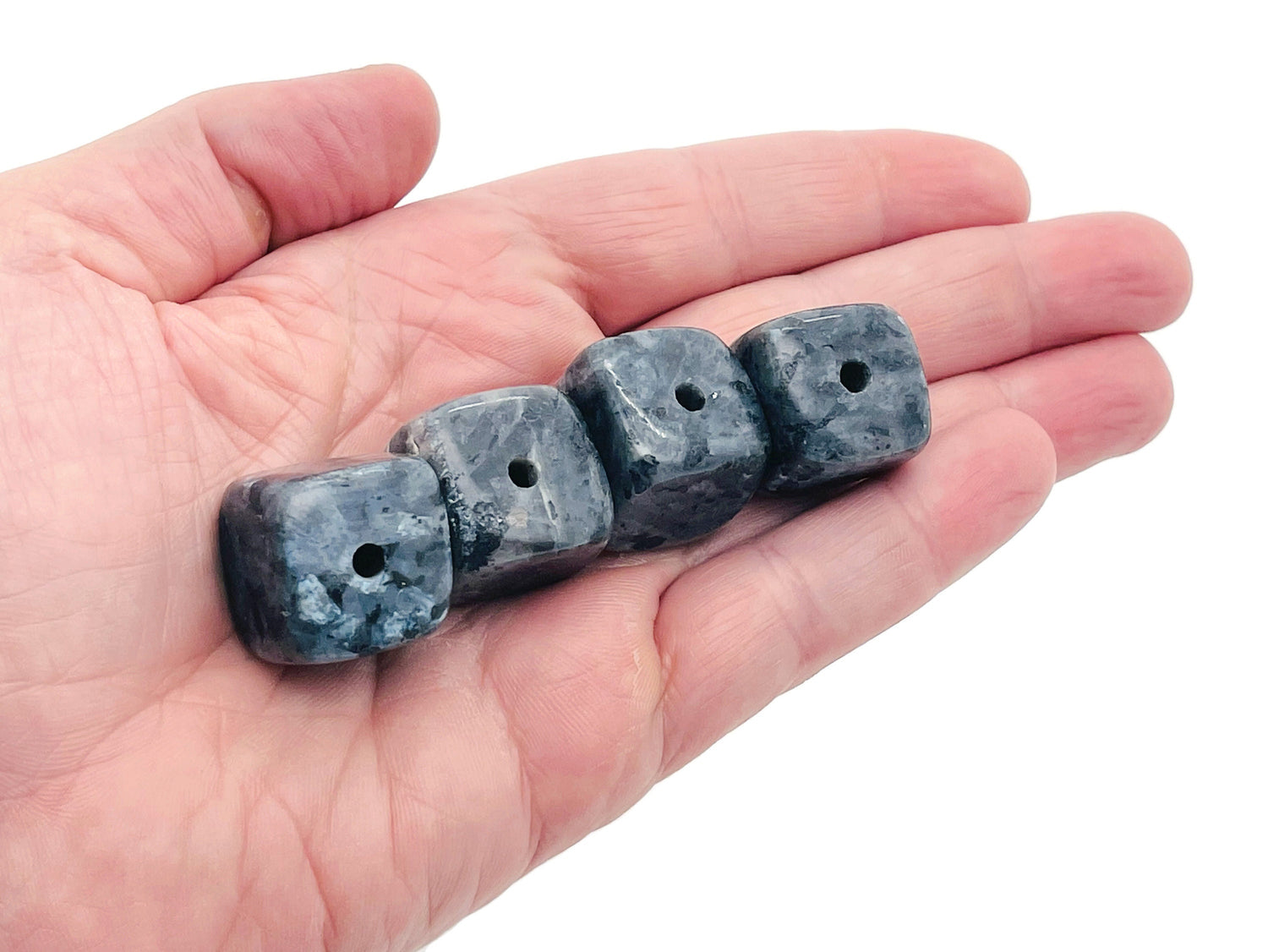 Larvikite Crystal Incense Holder - Crystal Stone Incense Stick Holder - Handmade Carving - IN1015