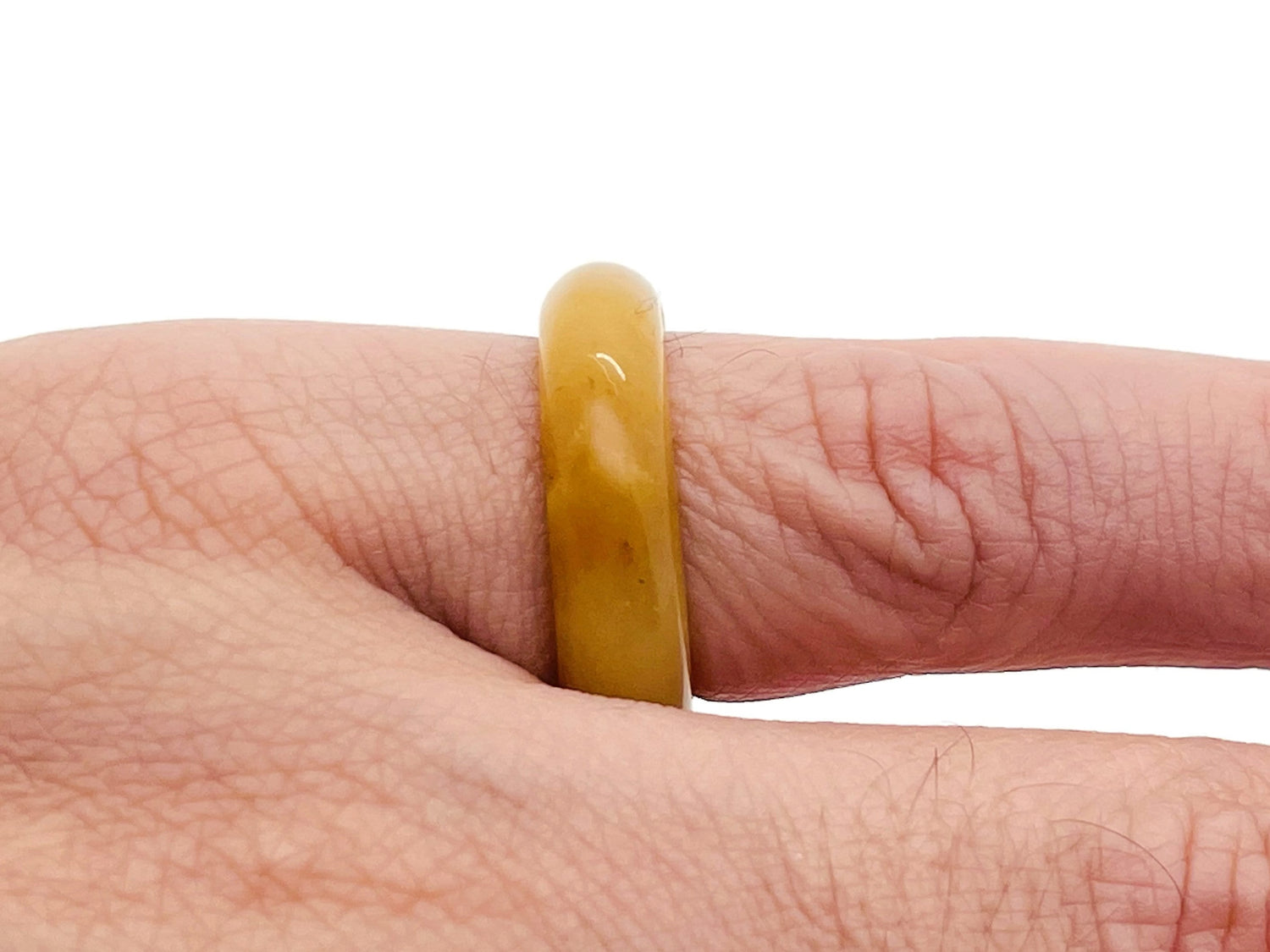 Bague en aventurine jaune - Bague en cristal ?€? Aventurine jaune naturelle - Fournitures pour la création de bijoux - RI1019