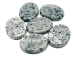 Kiwi Jasper worry stone from GemstoneGO, 4.5x3.5cm, smooth soothing crystal for stress relief and relaxation.