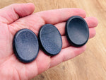 Blue Goldstone worry stone from GemstoneGO, smooth 4.5x3.5cm crystal for stress relief and calming tactile use.