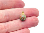 Unakite ball beads crystal pendant from GemstoneGO featuring vibrant green and pink stone jewelry accessory.
