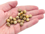 Picture Jasper ball beads with crystal pendant, showcasing natural gemstone jewelry design by GemstoneGO