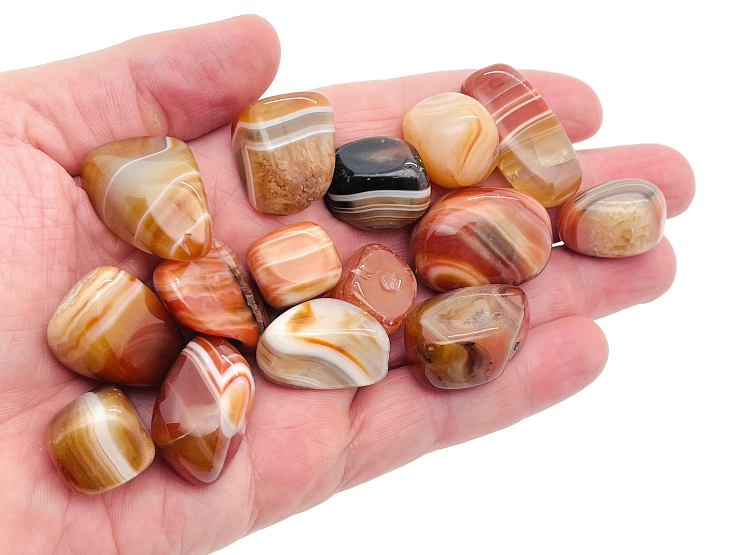 Sardonyx Agate Tumbled Stone - TU1231