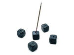 Larvikite crystal incense holder with carved design, handmade gemstone stick holder for incense sticks, natural stone decor.