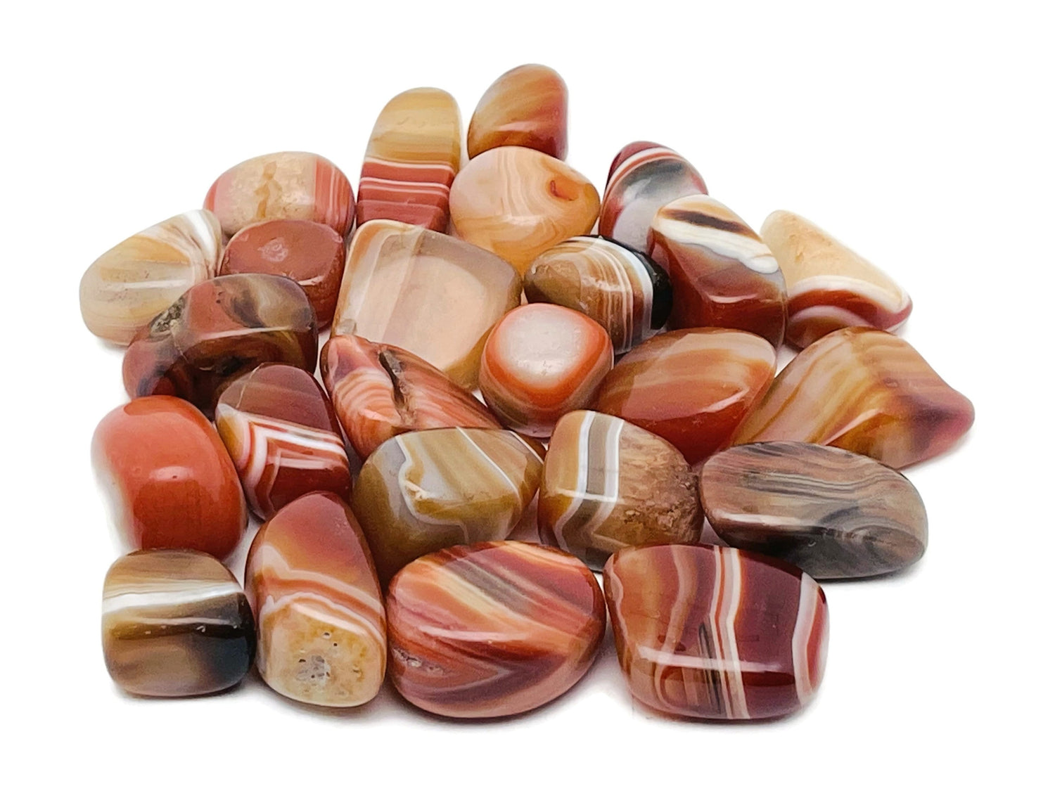 Sardonyx Agate Tumbled Stone - TU1231