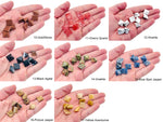 14mm pyramid-shaped gemstone carving from GemstoneGO, a colorful healing crystal and crystal gemstone for energy and meditation.
