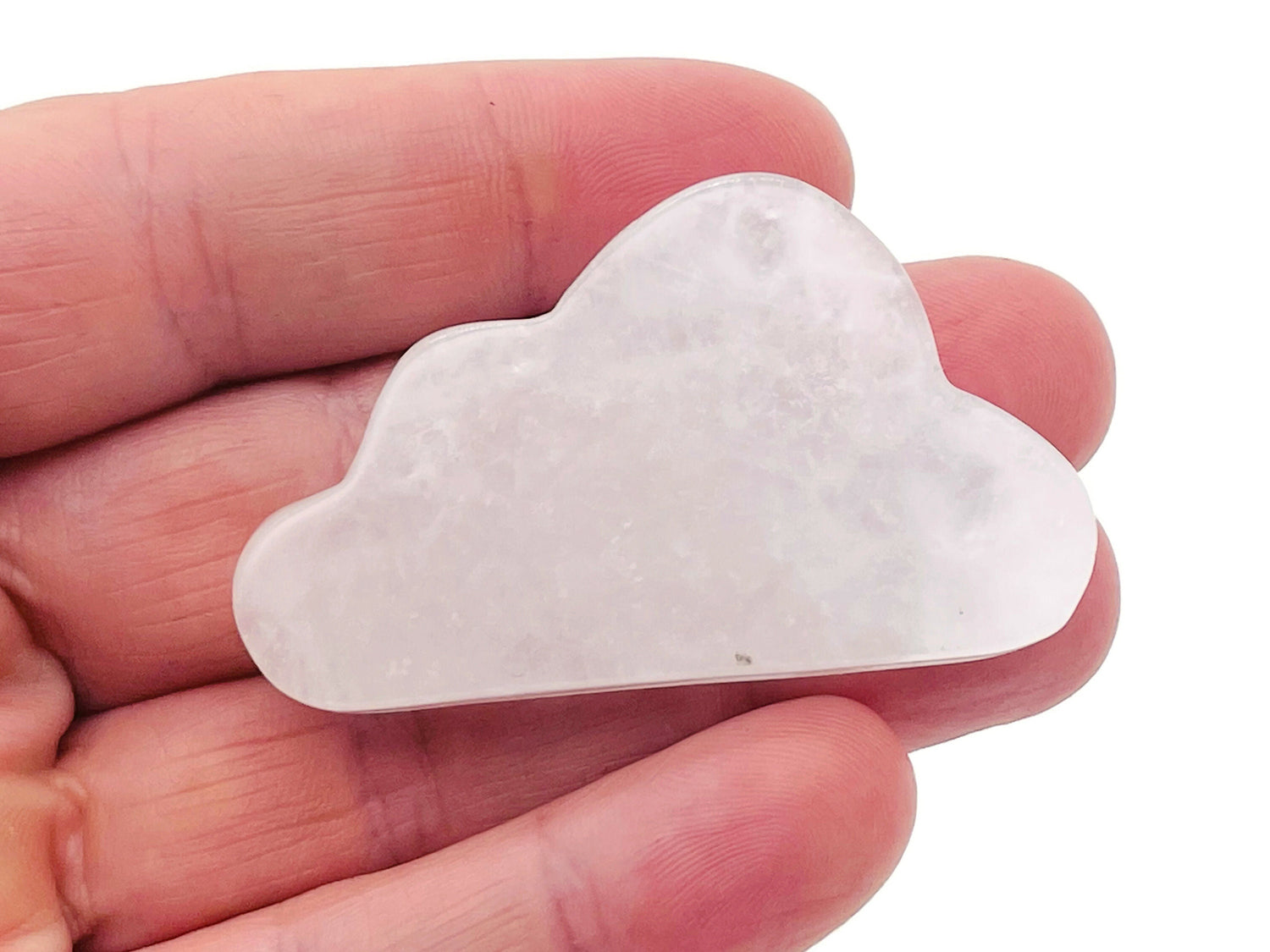 Nuage de quartz clair - Sculpture de nuage en cristal - Quartz clair nuageux - Cadeau mignon - CL1002