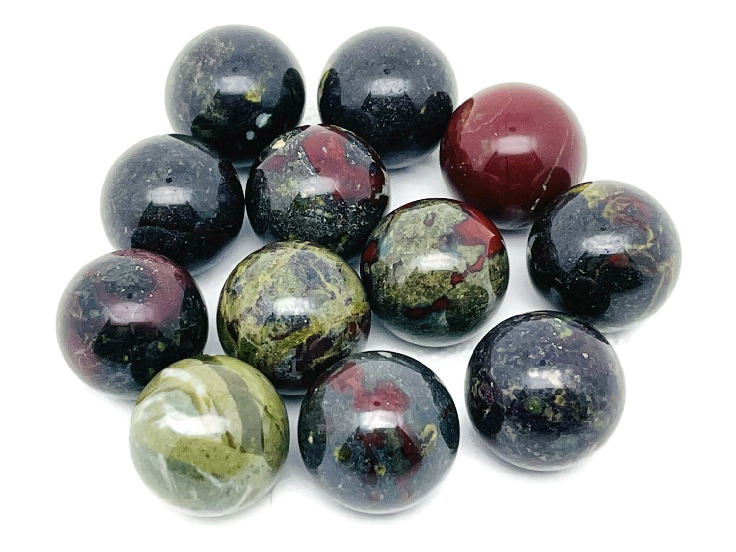 Dragon Blood Jasper Sphere Gemstone - Crystal Ball - 20mm - SP1017