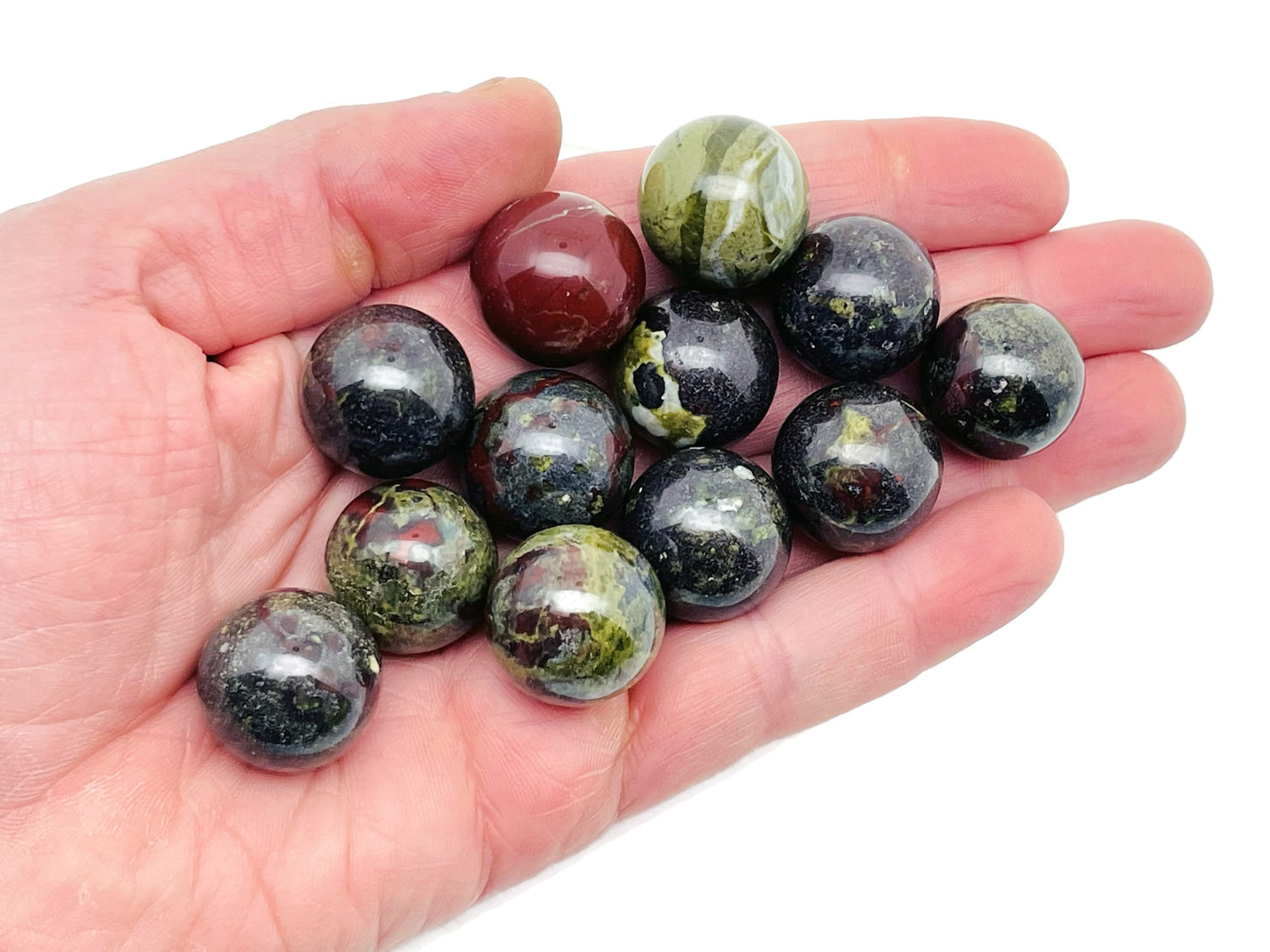 Dragon Blood Jasper Sphere Gemstone - Crystal Ball - 20mm - SP1017