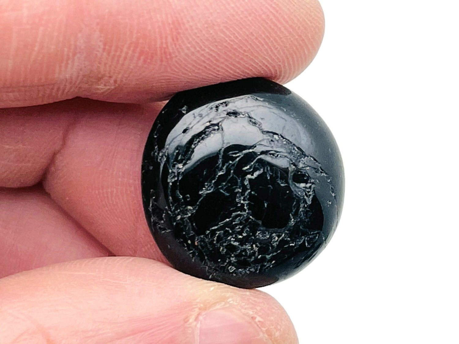 Black Tourmaline Tumbled Stone - TU1108