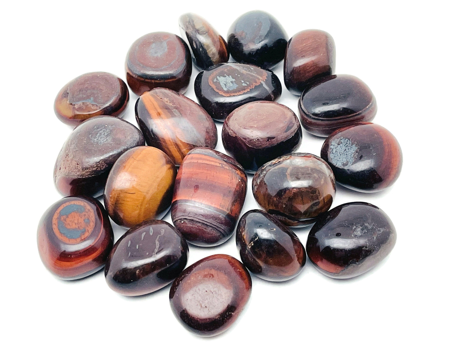 Red Tiger Eye Tumbled Stone - TU1123