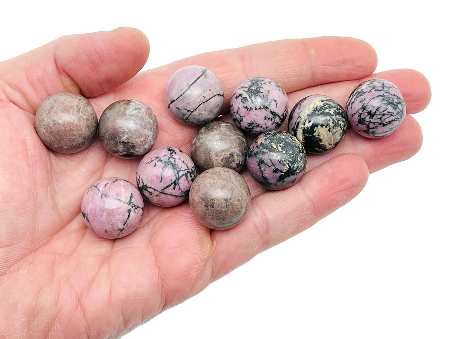 Rhodonite Sphere Gemstone - Crystal Ball - 20mm - SP1011