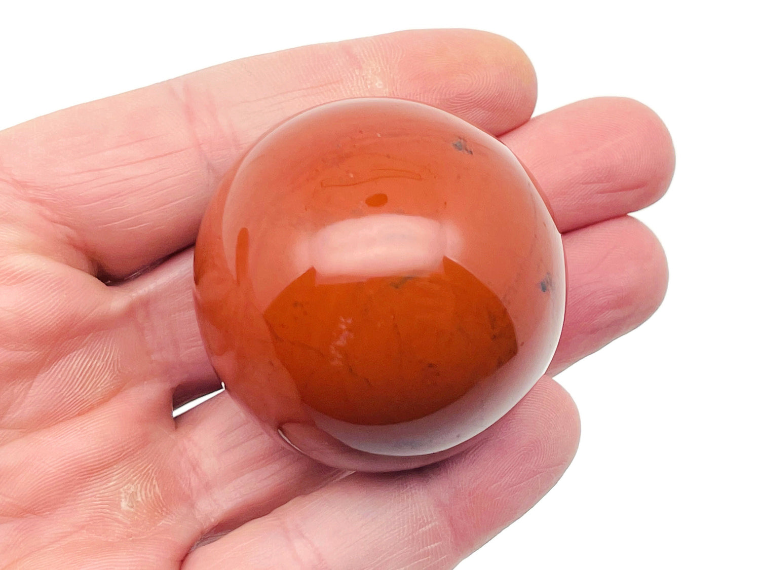 Red Jasper Sphere Gemstone - Crystal Ball - 40-50mm - BA1020