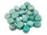 Aventurine tumbled stone from GemstoneGO with smooth, polished green gemstone surface and natural mineral textures.