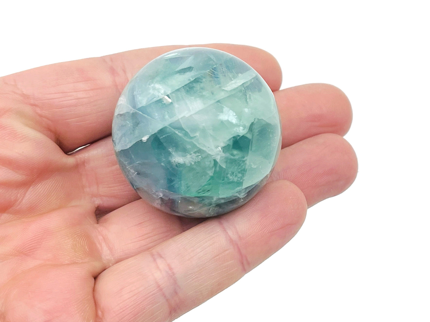Fluorite Sphere Gemstone - Crystal Ball - 40-50mm - BA1001
