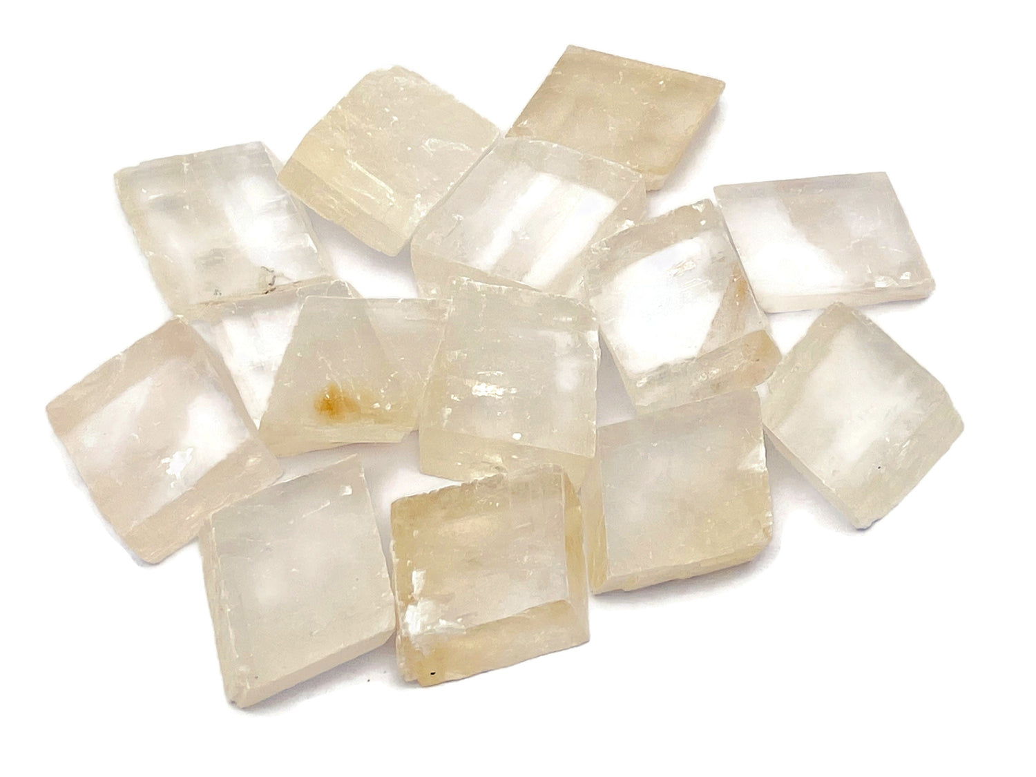 White Iceland Spar Calcite Stone - Optimal Calcite - RA1203
