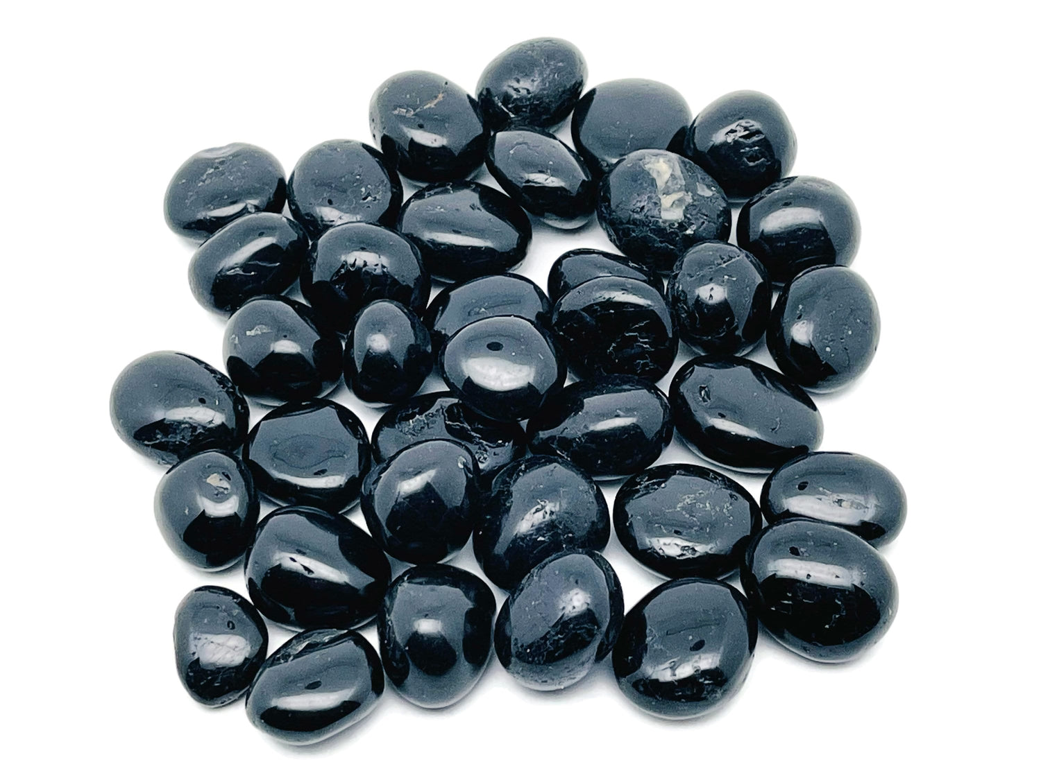 Black Tourmaline Tumbled Stone - TU1108