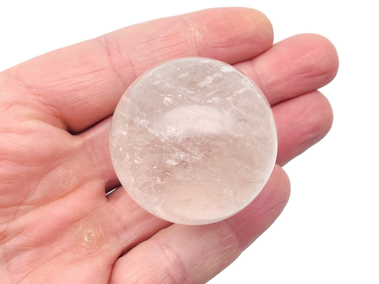 Clear Quartz Sphere Gemstone - Crystal Ball - 40-50mm - BA1019