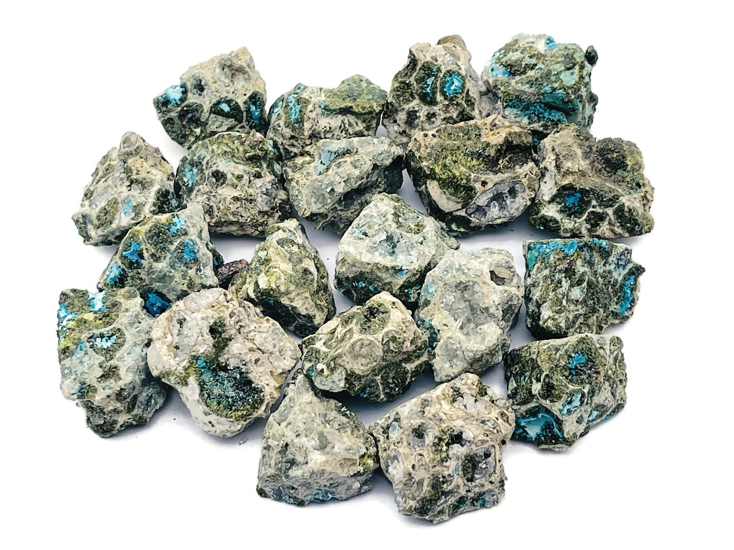 Raw Epidote with Copper Gemstone - RA1207