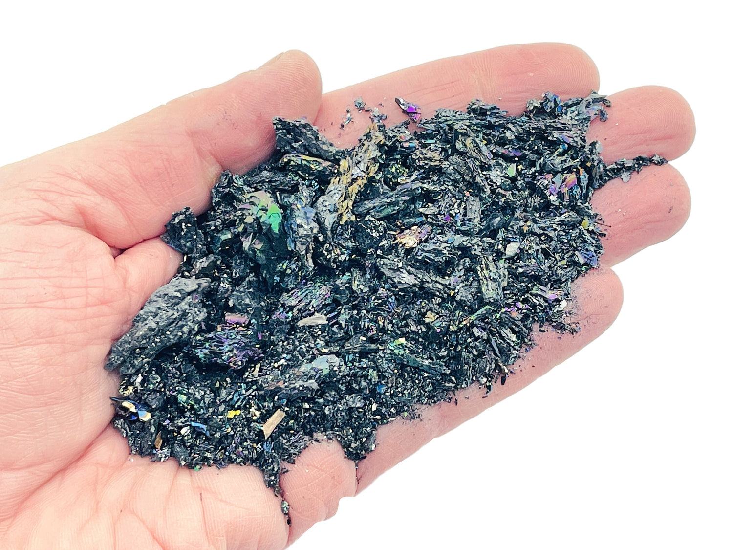 Éclats de carborundum ?€? Éclats de pierres précieuses ?€? Éclats de cristal semi-polis - Cristal en vrac - 2-12 mm - CP1213