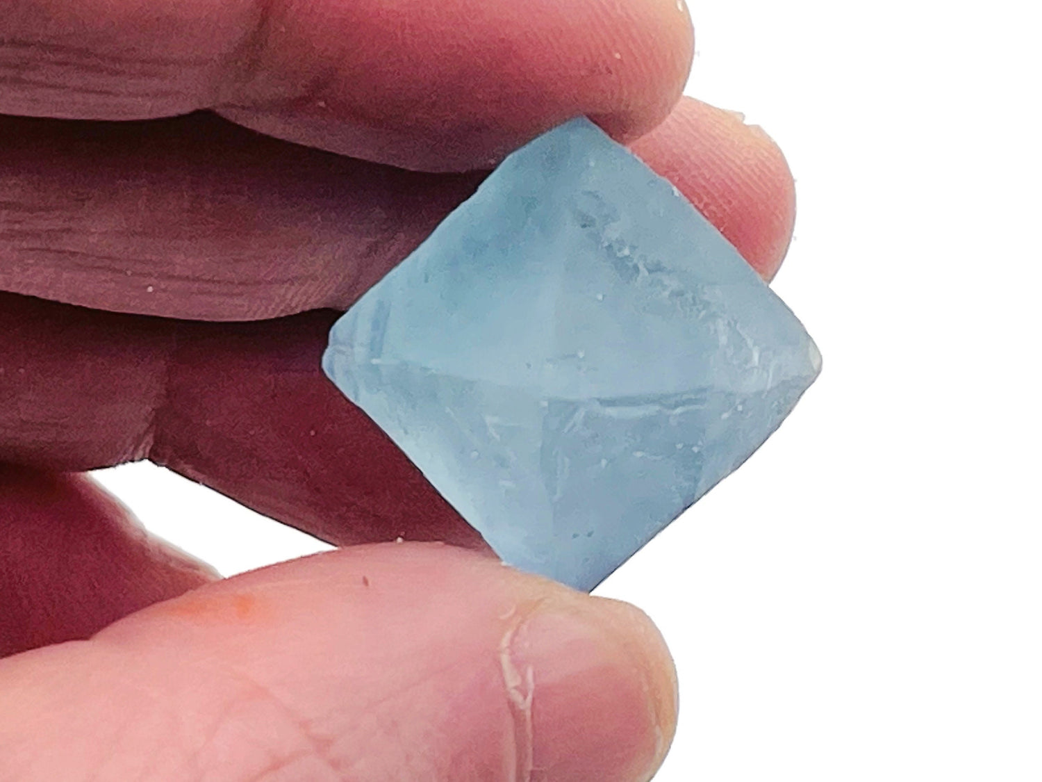 Rainbow Fluorite Octahedron - Tumbled Stone - TU1009