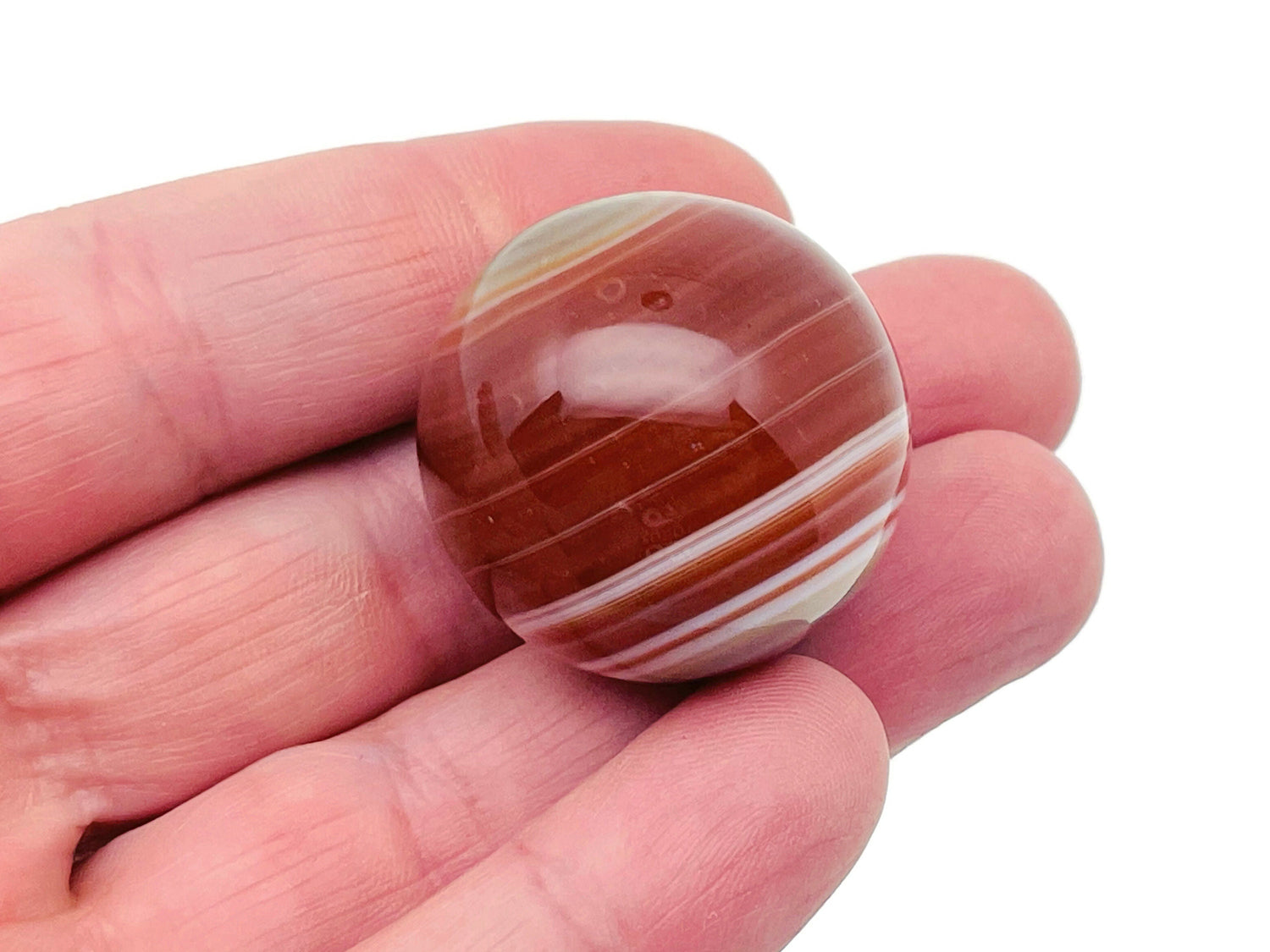 Carnelian Sphere Gemstone - Crystal Ball - 30mm - SP1141