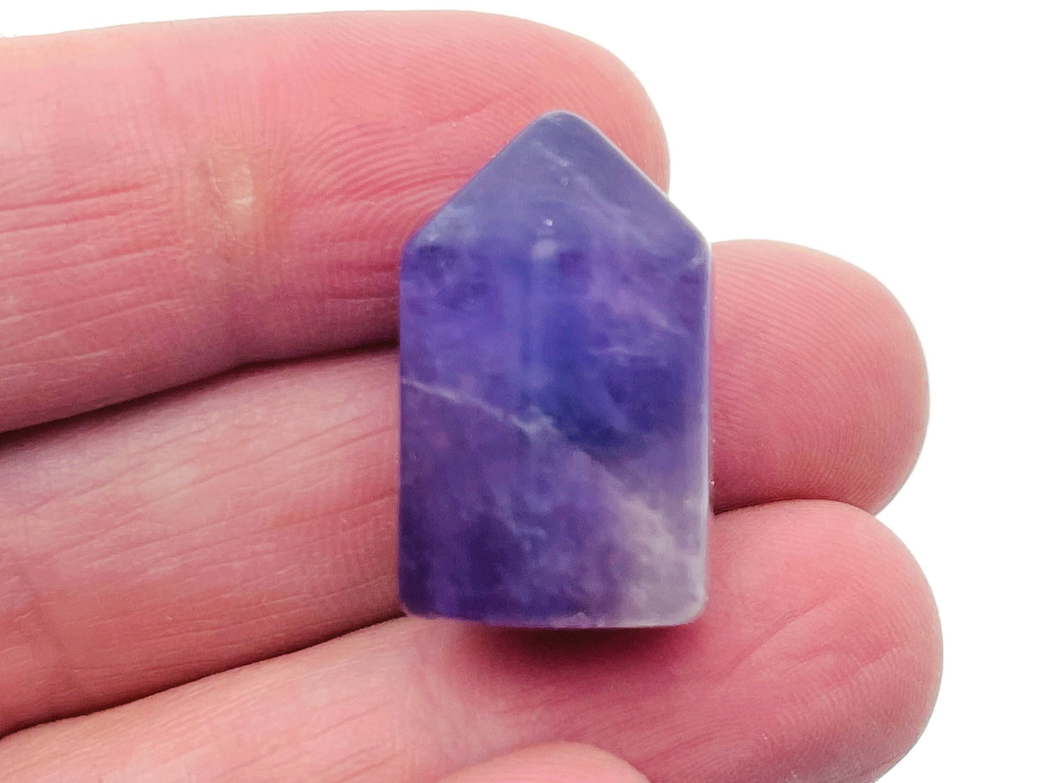 Tour obélisque en améthyste ?€? Tour en pierre précieuse ?€? Tour en cristal ?€? Pointe de cristal sculptée à la main ?€? Cristal de guérison ?€? 25 mm ?€? TW1078