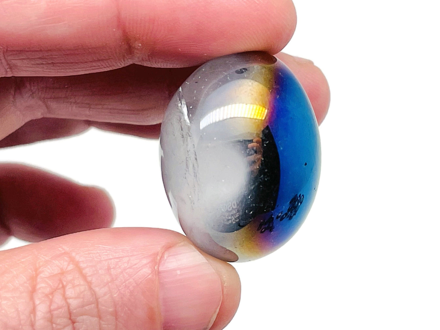 Indigo Aura Quartz Tumbled Stone - TU1242