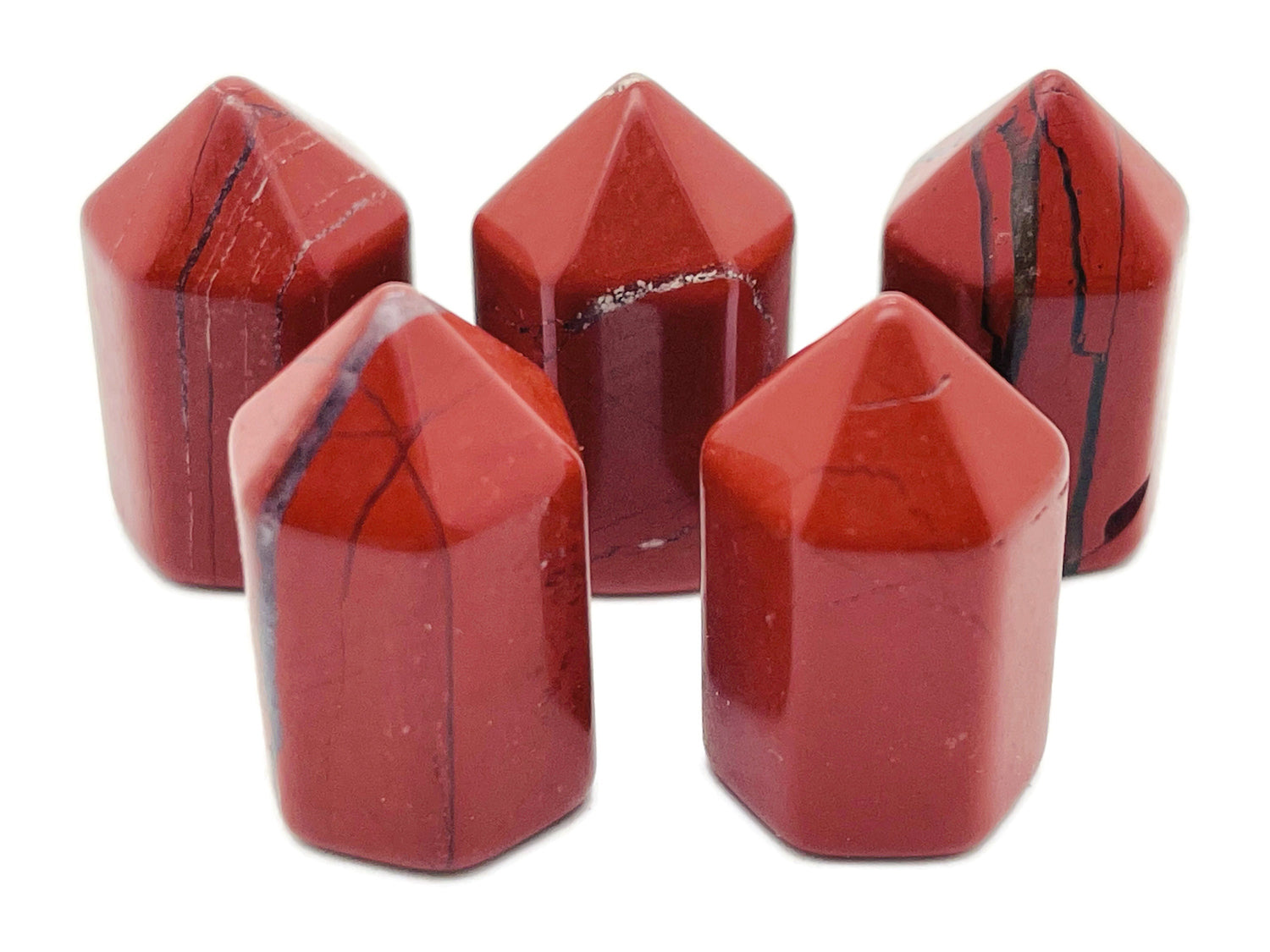 Red Jasper Obelisk Tower Crystal - 25mm - TW1082