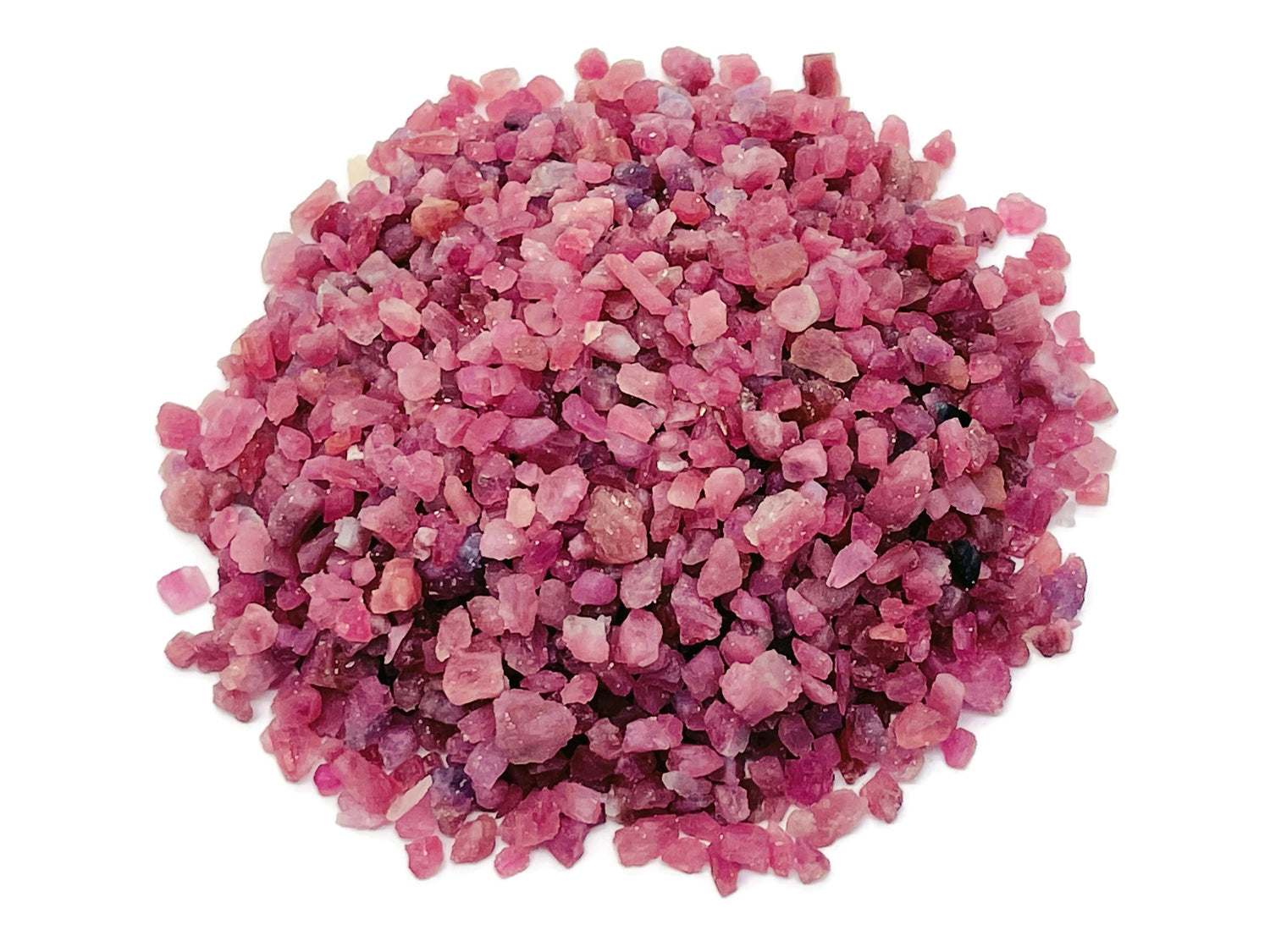 Pink Tourmaline Crystal Chips - Semi Stone - Bulk- 2-6mm - CP1221